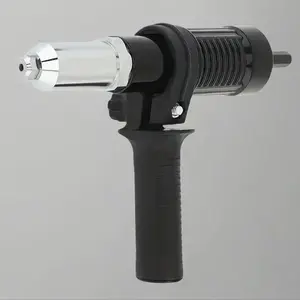 Electric Rivet Adapter, Portable Electric Rivet Nut-Gun Drill Adapter, Practical Power Tools Accessories, Hardware, Industrial, Handle