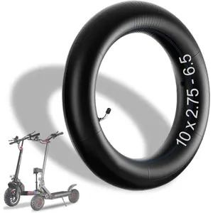 10x2.75 Thickened Inner & Outer Tires with Offset Valve Stem, Fit 10 Inch Electric Scooter & Self-balancing Scooter