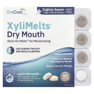 OraCoat XyliMelts® Dry Mouth, Slightly-Sweet, 40 Melts