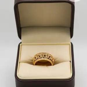 14k Gold Spinning Chino Link Ring with Elegant Design and Durable Craftsmanship