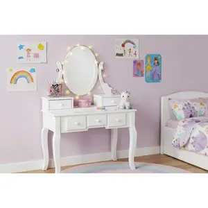 Classy Wood Vanity Set