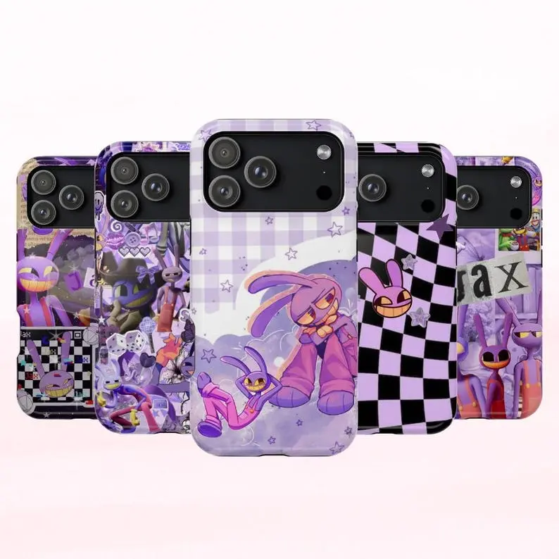 The Digital Circus Jax Phone Case, Jax Phone Case, Caine TADC Case Gifts, Anime case Compatible With iPhone 11 -17