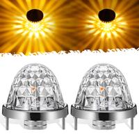 Amber-DiamondShapedLens