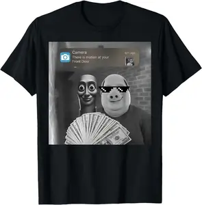 Tung Tung Tung Sahur John Pork Meme Brainrot Graphic T-Shirt - Unisex Funny 100% Cotton Short Sleeve Crew Neck Casual Streetwear Tee summerwins