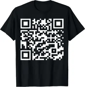 Funny QR President Trump 45/47 Tee Trump Dancing Code T-Shirt