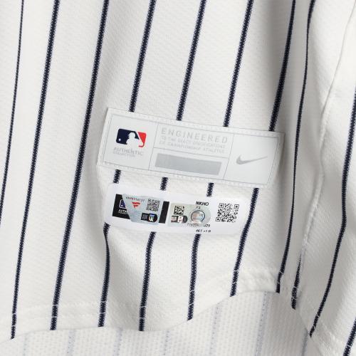 Giancarlo Stanton New York Yankees Game-Used #27 White Pinstripe Jersey vs. Boston Red Sox on October 2, 2025 - Fanatics Authentic Certified
