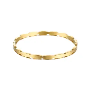 Oval Bangle Bracelet