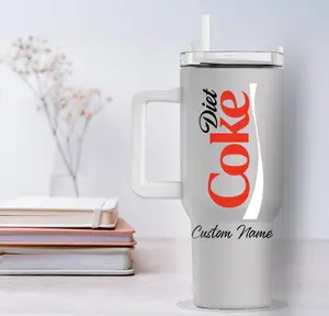 Diet Coke Inspired Tumbler, Soda Lover Gift, 40 Oz 20oz Cup