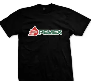 Pemex Mexico Cotton T-Shirt - S,M,L,XL,XXL, 3XL Menswear Casual Unisex Tee Shirt Top Original Sleeve Vibe Streetwear  Tropical Print Shortsleeve