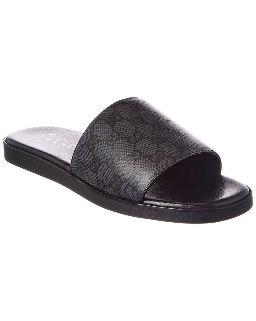Gucci GG Coated Canvas Slide