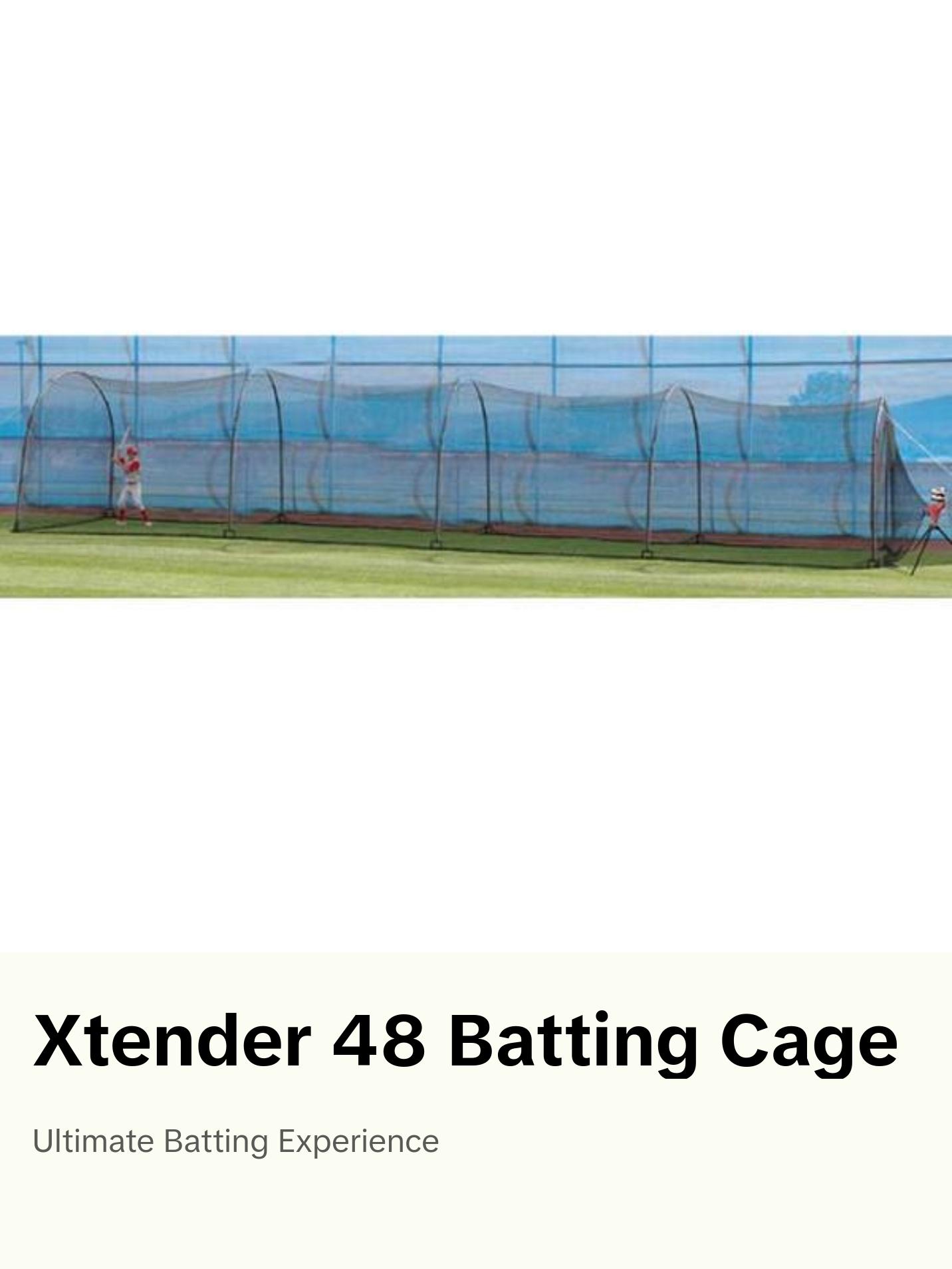 Baseball and Softball 48 Ft. Home Batting Cage