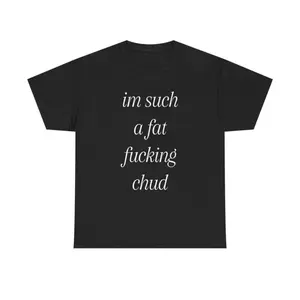 Bold Chud Meme Text T-Shirt for Unisex Comfortable Daily Wear