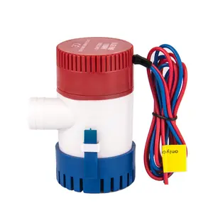 12V 1100GPH Submersible Boat Bilge Pump, Non-Automatic Marine Electric Water Pump, Silent for Boat Caravan RV Ponds Pools Spas Drainage