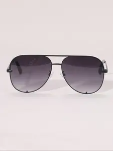 Unisex Vintage Metal Frame Sunglasses, Trendy Casual Sunglasses for Travel Use, Fashion Accessories for Outdoor Activities