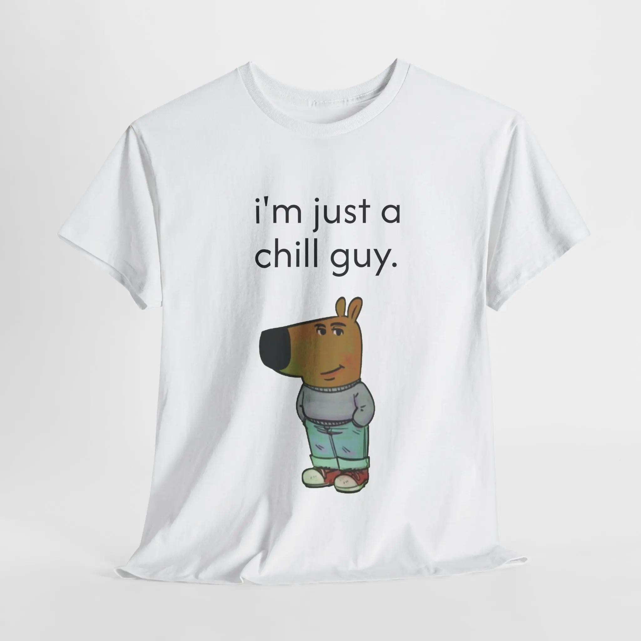 Chill Guy Graphic Shirt - Unisex Heavy Cotton Tee