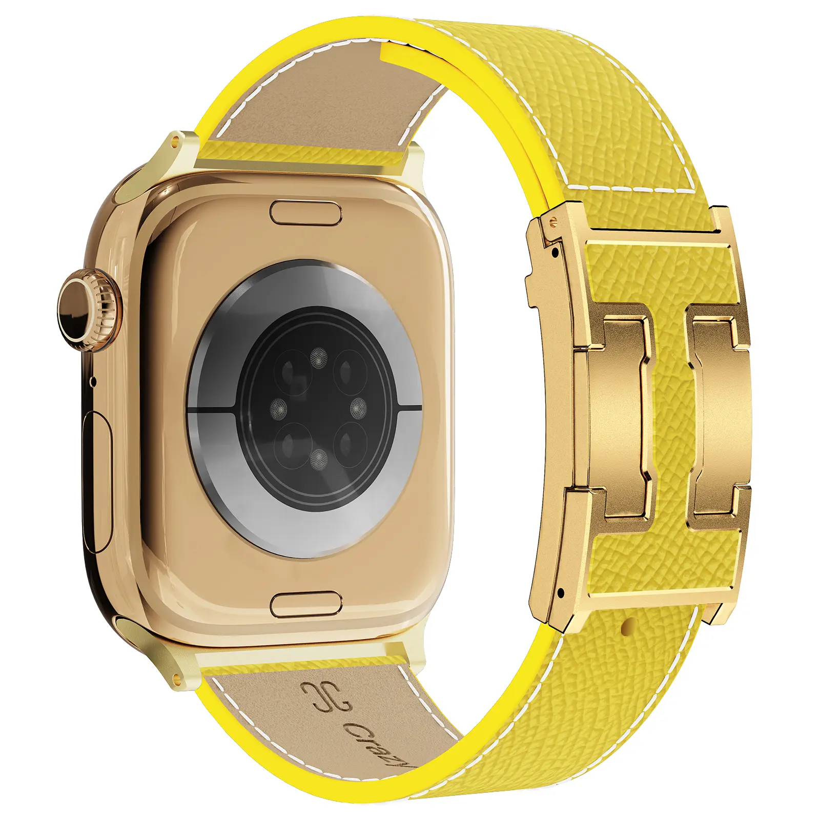 Yellow Band +Gold Buckle