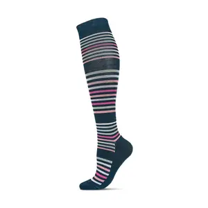MeMoi Classic Striped Graduated Compression Socks