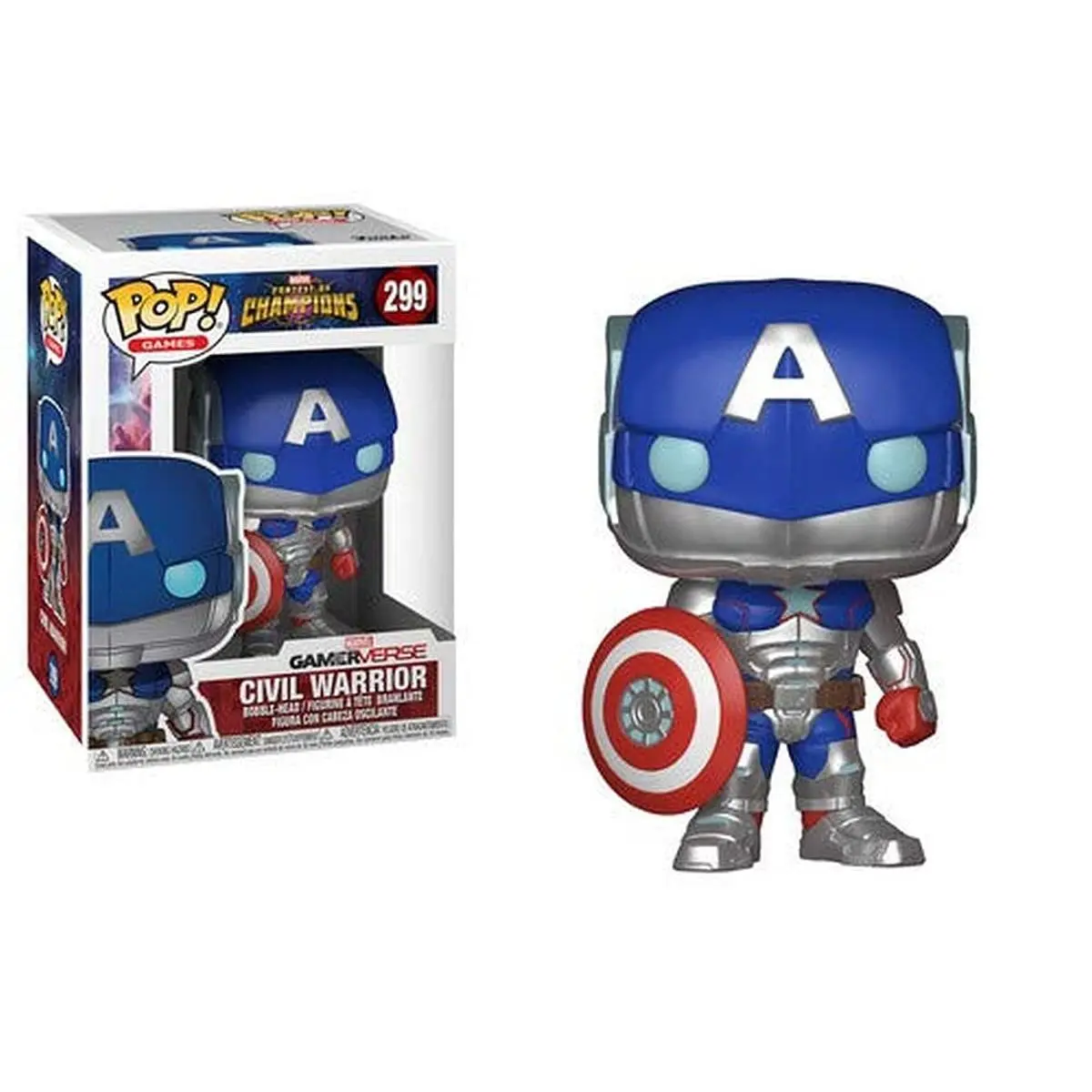 Funko POP! Games: Marvel - Contest of Champions - Civil Warrior