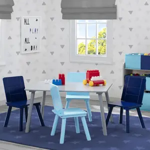 Kids Table and Chair Set (4 Chairs Included) Kids Table and Chair Set (4 Chairs Included)