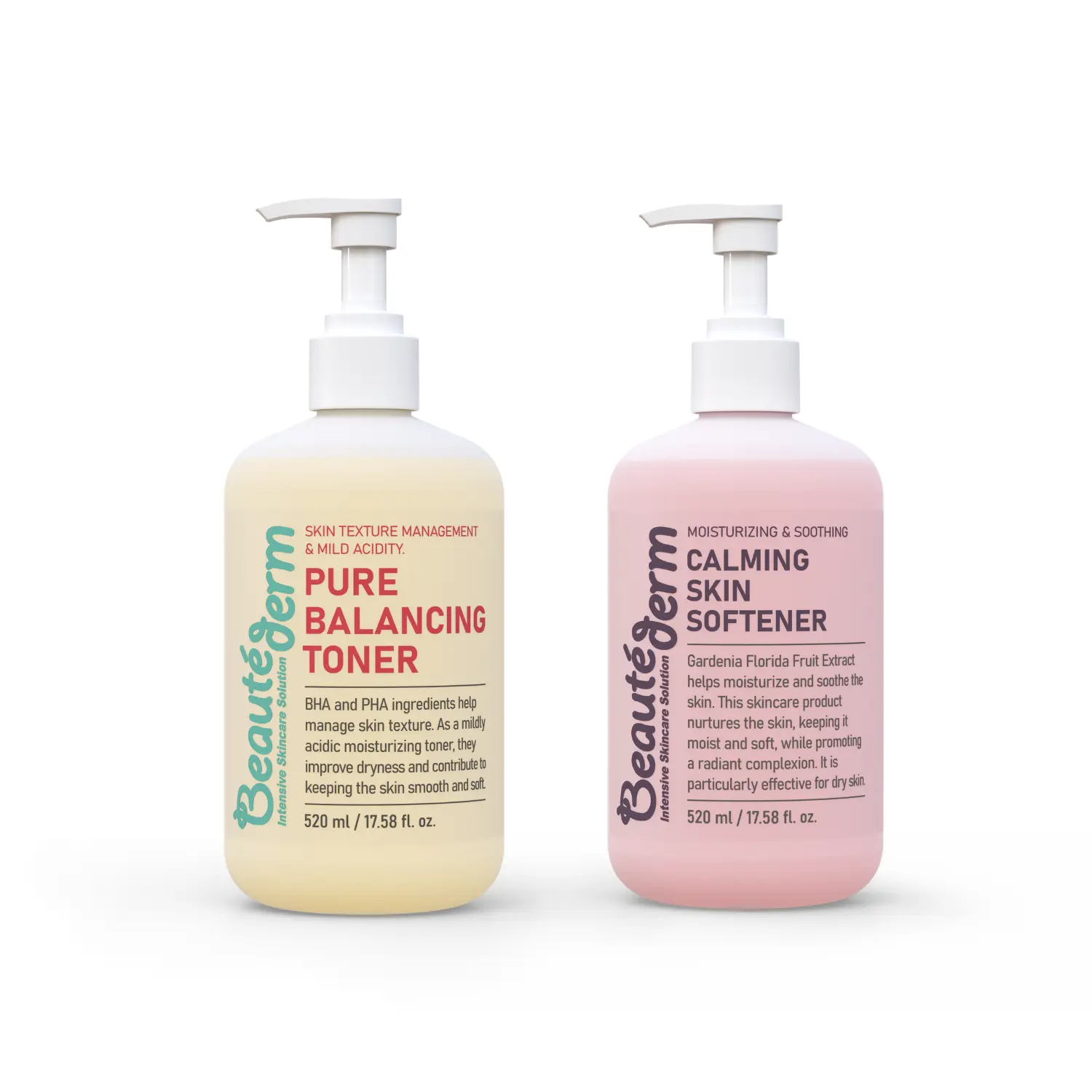 [Beauté Derm] Balancing & Calming Toner Set | Glass Skin Recovery Kit