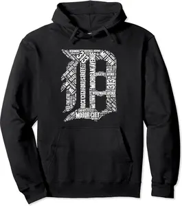 Detroit Graphic D Hoodie | Size S-3XL