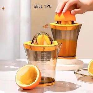Manual Juice Press, Lemon Squeezer, Easy Juicer with Large and Small Heads, Kitchen Essential for Lemons and Oranges