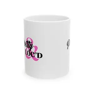Pretty & Loc'd Mug | Ceramic Coffee Cup