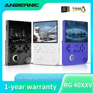 ANBERNIC RG40XXV Retro Handheld Game Console 64GB 5K+ Classic Games 4.0-inch IPS Screen Quad-Core Linux System, 3200mAh Battery, WIFI, TV output