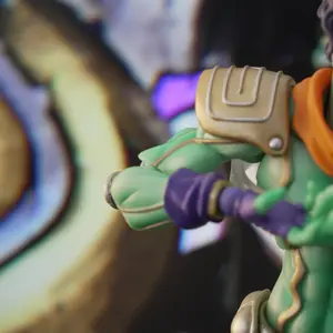 034-Large Platinum Star -PVC Figure for Home Decoration