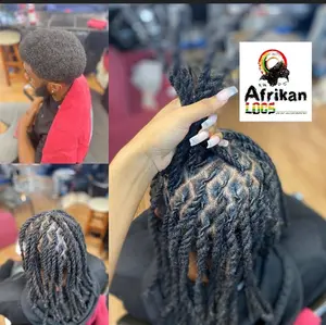100% Human Dreadlock  Extensions 10 locs per bundle Permanent loc extensions