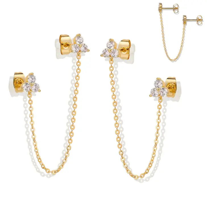 Stella Chain Earrings