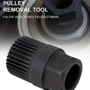 Generator Belt Pulley Removal Tool, 33 Tooth Alternator Belt Pulley Remover, Keyway Generator Tool, Fits Audi Volkswagen Ford Peugeot Bmw