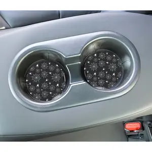 Black Spiderweb - Car Coasters