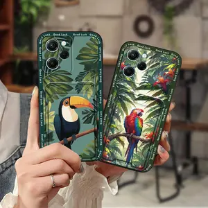 Waterproof protective Phone Case For Redmi Note12 Pro Speed/Poco X5 Pro 5G Soft case Fashion Design Cartoon Shockproof Anti-knock Anti-dust Card sleeve Graffiti Card slot Cover