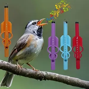 Adjustable Volume/length/height Bird Call Whistle, Durable Plastic Outdoor Instrument, Water Sound Effect, Party Gift, Easy Learning