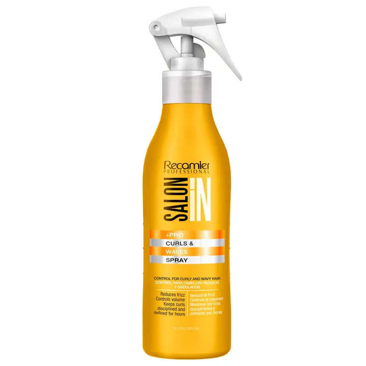 Recomier Professional Salon In+Pro Curly Hair Hydrating Control Mousse Spray, 10.1 oz - Unisex Lightweight Haircare Moisturizer for Wavy Hair Curl Definition, Vegan, Detangle, Non Toxic, Bottle, Recamier, Cruelty Free, Spray Mousse