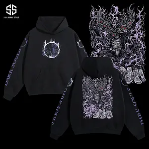 [Soulsborne Style] Vintage Grim Style Manus, Father of the Abyss - Dark souls Unisex Hoodie, Soulsborne Gaming Apparel, Game Shirt, Video Game Clothes, Boy Merch, Gift For Him, Gift For Her, Soulslike Streetwear