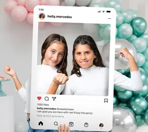 Social Media Photo Frame/Photo Prop