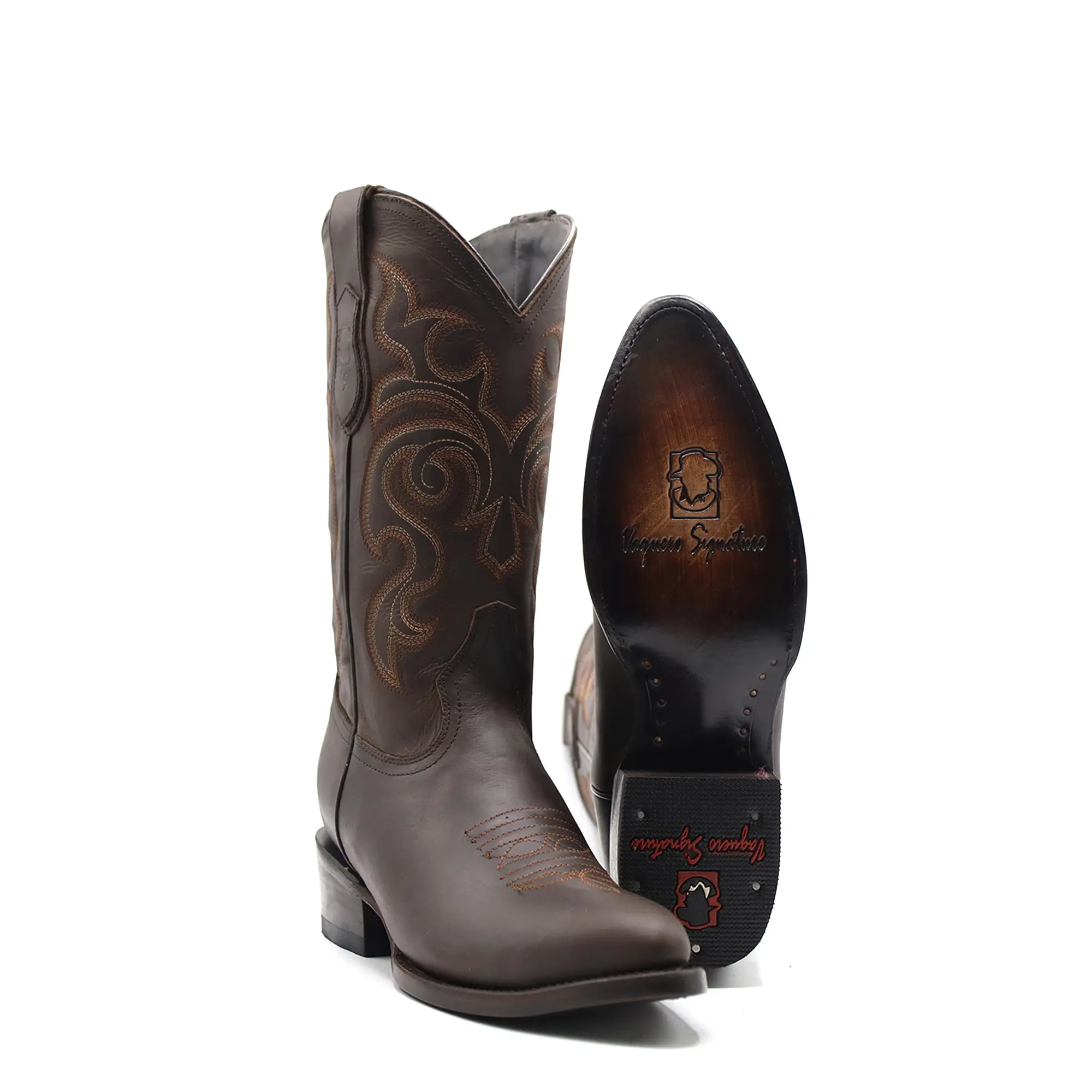 2525002402 - Vaquero Signature Men's J-Toe Boot Grasso Cafe