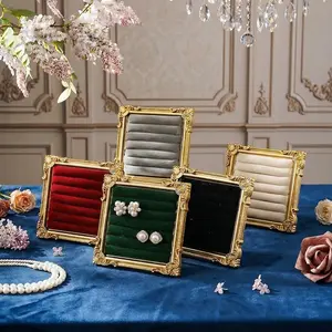 European Vintage Resin Jewelry Display Stand, Multiple Colors Available, Home Desktop Decoration, for Necklaces, Bracelets, Earrings