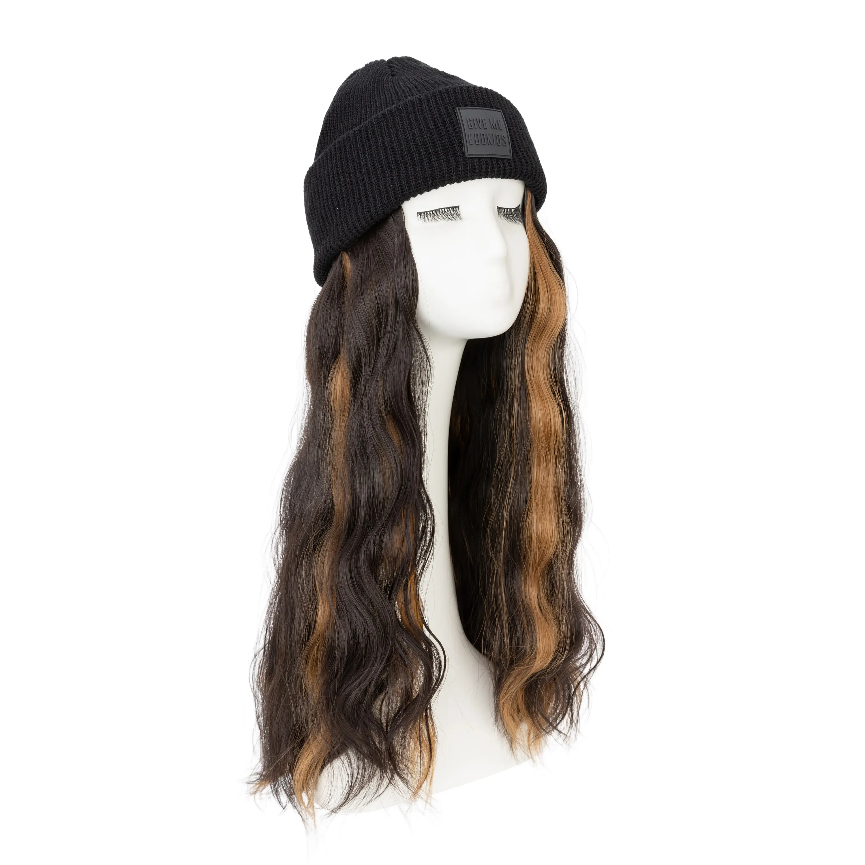Black Hat-Hair Length-18inch-P49