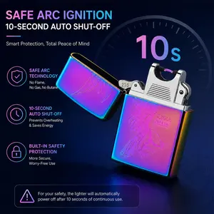 Electromagnetic pulse arc lighter igniter, supports USB charging, windproof, suitable for outdoor use, lighting candles and aromatherapy, and makes a great gift for your boyfriend.