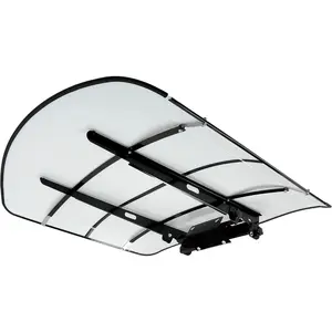 Tractor Canopy Top Compatible with All ROPS 48-3/8" X 48-3/8" Equipped Tractors Snow Shield White Canopy for Tractor and Mowers Umbrella (Will Add About 4'' to The Height of The Tractor)