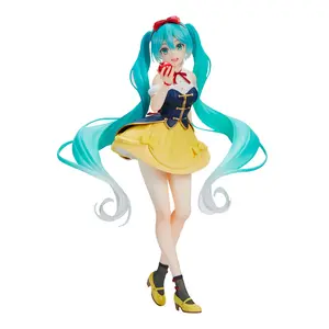 18cm Hatsune Miku Wonderland Shirayuki Hime PVC Official Anime Figure Figurine Collectible Model Table Ornament Fan Collection Holiday & Birthday Gifts