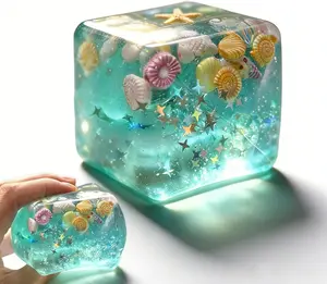 Ice Cube Squishy Toy, 2in Squeeze Stress Ball Relief Cubes for Adults, Soft Rubber Sensory Fidget Toy Cube for Anxious Stress Relief, Ice Cube Stress Balls for School Classroom Reward Office Carnival