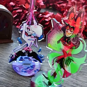 Angel Dust and Alastor Standees