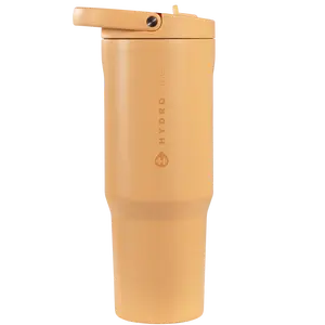 HydroJug 40 oz Marigold Stainless Water Bottle, Leakproof Portable Sport Drinkware Vacuum Flask