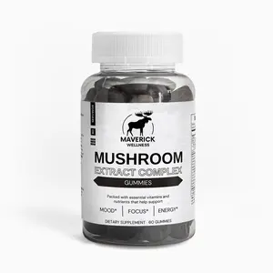Health Supplement: Mushroom  Gummies - 10 Mushroom Edible Extract Complex for Dietary Fitness - Healthcare