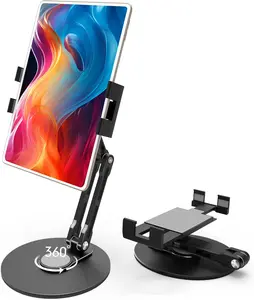 Tablet Stand Holder for ipad,Portable  Stand Holder for 15.6'',16'',360Rotate Base for 4.7''-16'' Kindle,Store  Register Office Reception Kitchen Desktop Display
