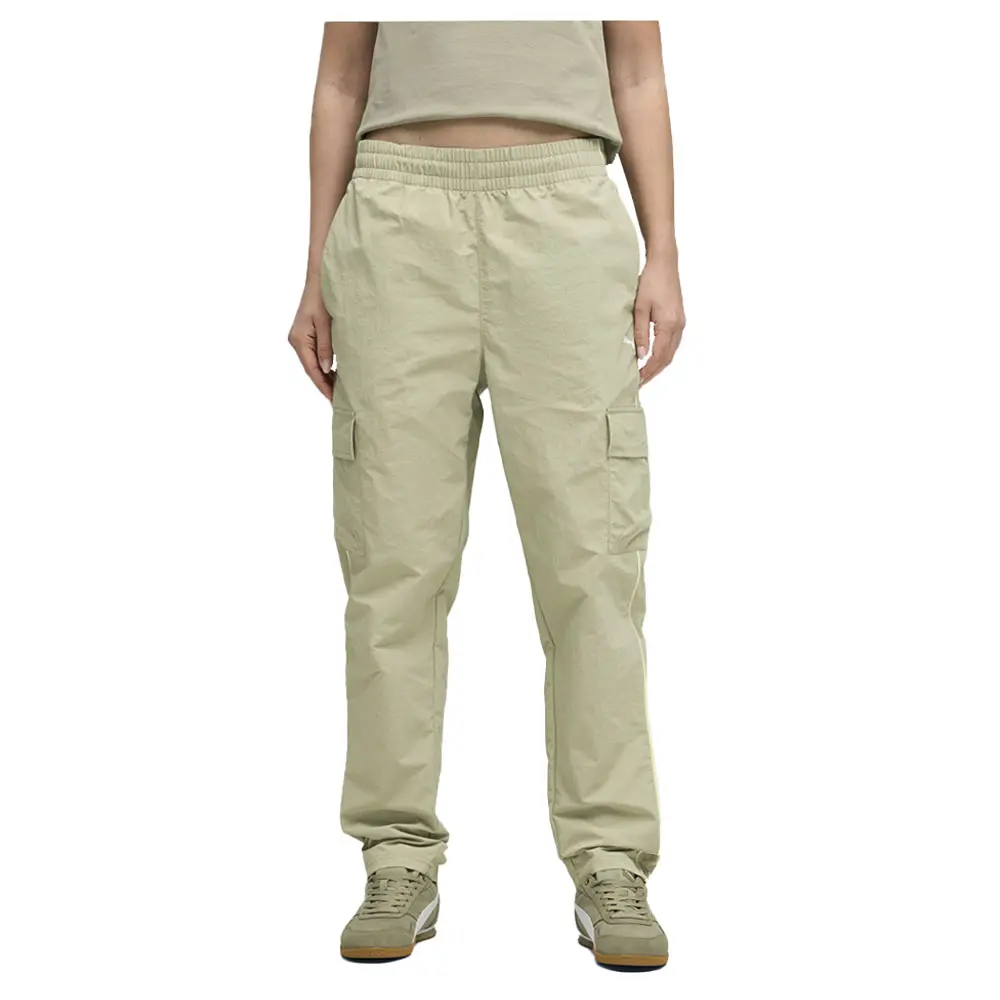 PUMA Womens Sport Woven Cargo Pants Casual - Beige